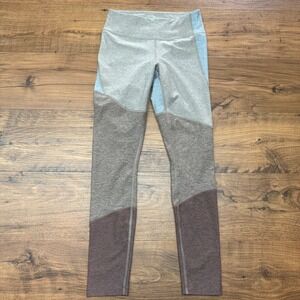 Outdoor Voices Womens Small Leggings Assymetrical Colorblock High Rise Hike Yoga